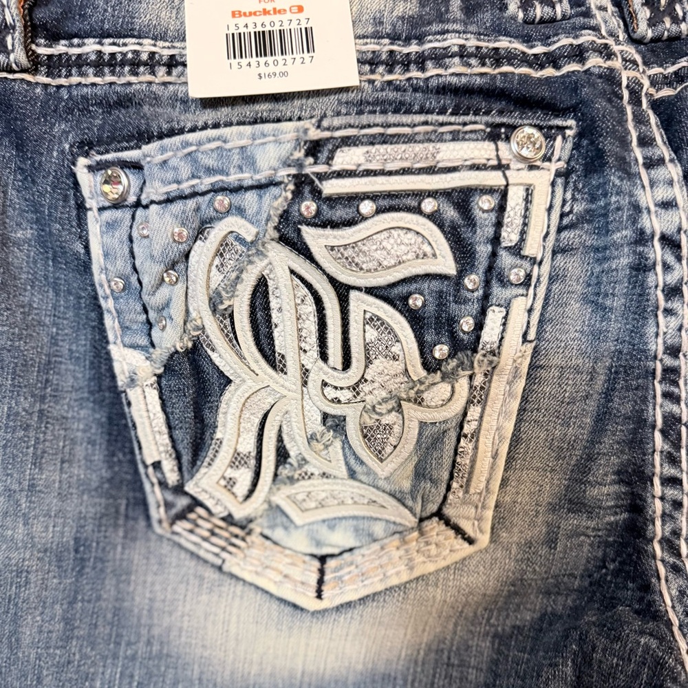 Rock Revival Limited Edition Kyomi Easy Ankle Skinny Jean Size 27 NWT